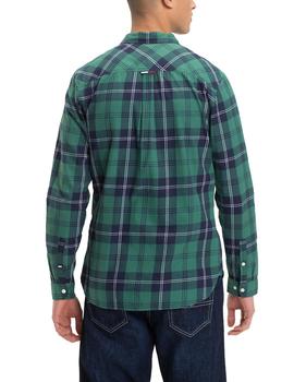Camisa Tommy Jeans Check verde