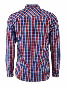 Camisa Tommy Jeans Mini Check azul