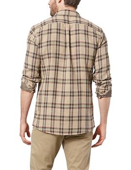 Camisa Dockers Double Weave Brosnan beige