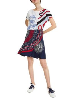 Falda Desigual Nise multi