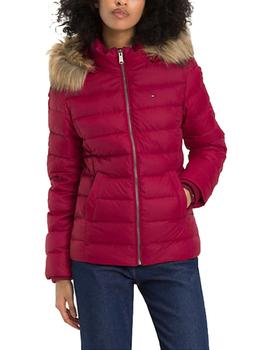 Chaqueta Tommy Jeans Hooded rojo