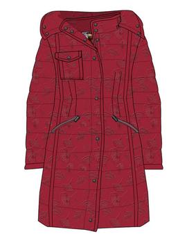 Parka Desigual Padded Inga rojo