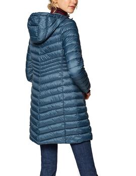 Abrigo Esprit ligero capucha azul