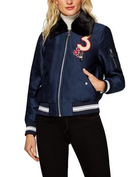 Cazadora Esprit bomber azul