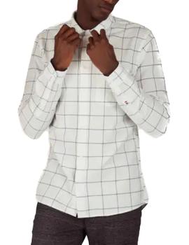 Camisa Tommy Jeans cuadros blanco