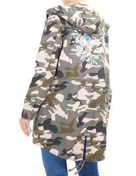 Parka Brave Soul camuflaje Belgium verde