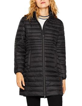 Abrigo Esprit acolchado negro