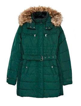 Abrigo Pepe Jeans acolchado Lynn verde