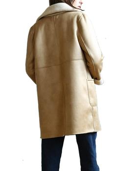 Abrigo Indi-Cold reversible beige