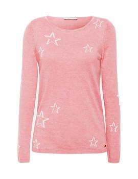 Jersey Esprit estrellas rosa