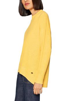 Jersey Esprit cuello alto amarillo