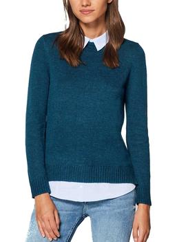 Jersey Esprit detalles camisa turquesa