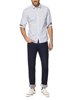 Camisa Esprit microestampada blanco