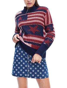 Jersey Tommy Jeans Americana Star rojo
