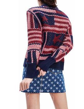 Jersey Tommy Jeans Americana Star rojo
