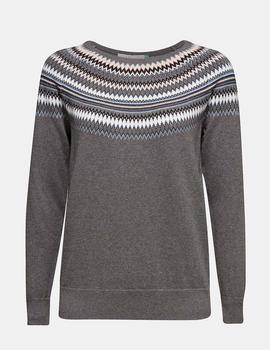 Jersey Esprit estilo noruego gris