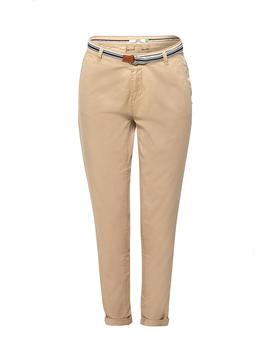 Pantalón Esprit chino beige