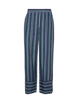 Pantalón Esprit jogger rayas azul