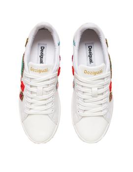 Sneaker Desigual Cosmic Exotic Diamond blanco