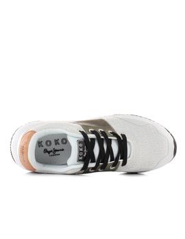 Sneaker Pepe Jeans Koko Sand blanco