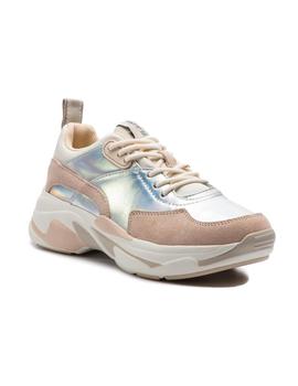 Sneaker Pepe Jeans Sinyu Reflect plata