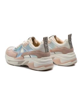 Sneaker Pepe Jeans Sinyu Reflect plata