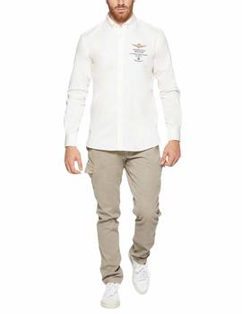 Camisa Aeronautica Militare blanco